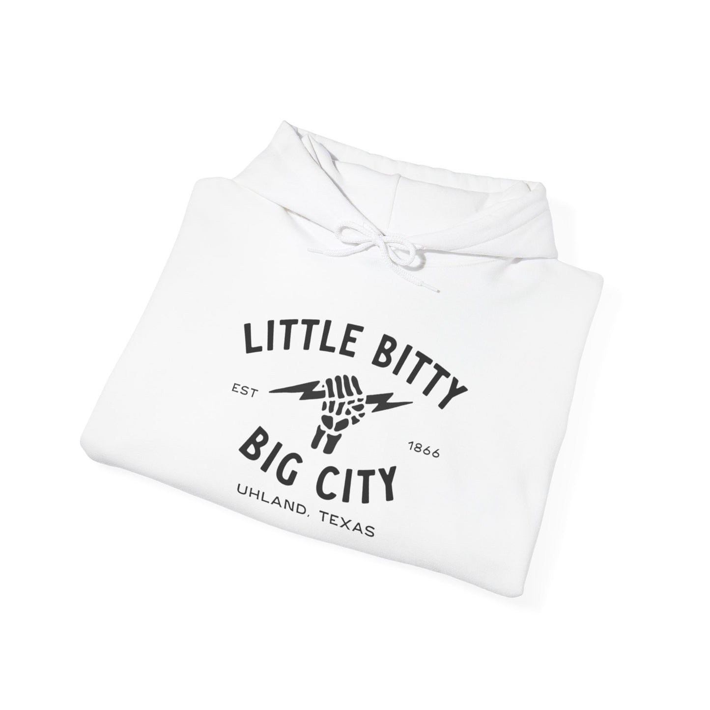 Little Bitty Big City Hoodie - Unisex Heavy Blend® Sweatshirt for Texas Lovers