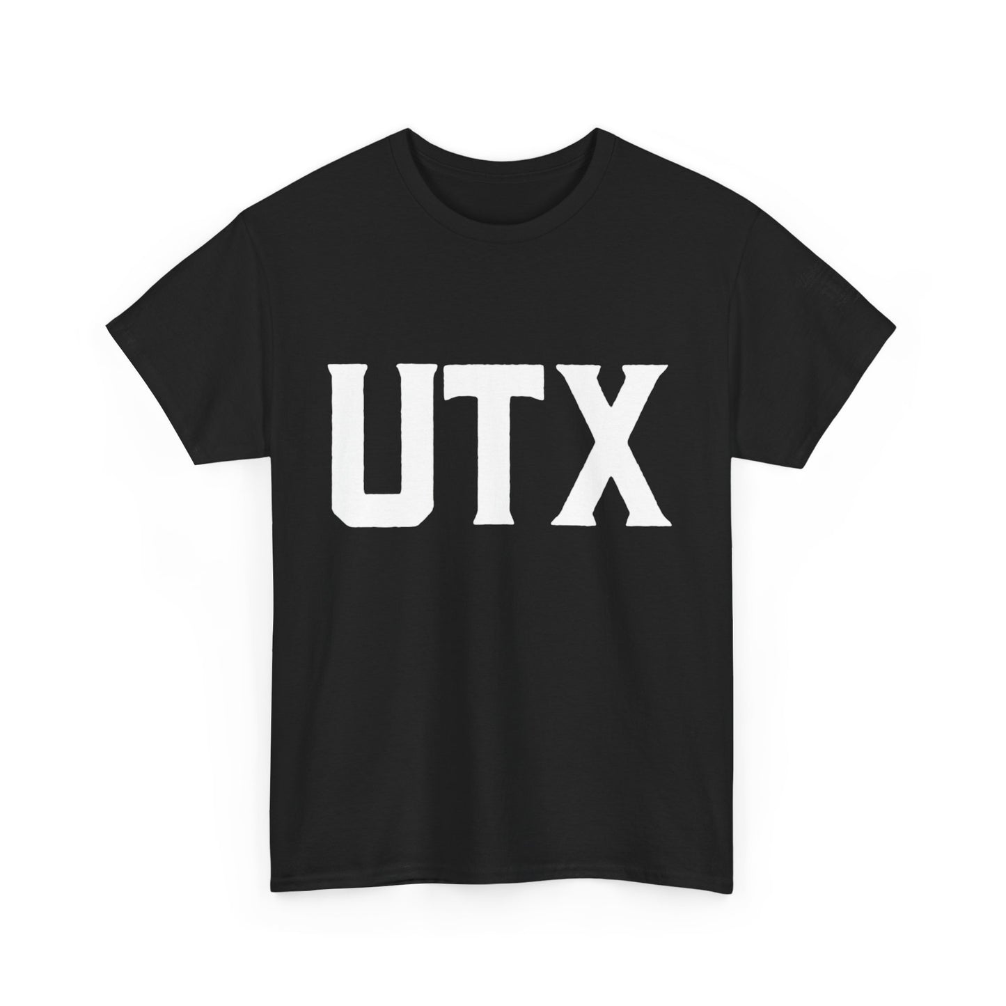 UTX White - Unisex Heavy Cotton Tee - Casual Comfort for Everyday Adventures