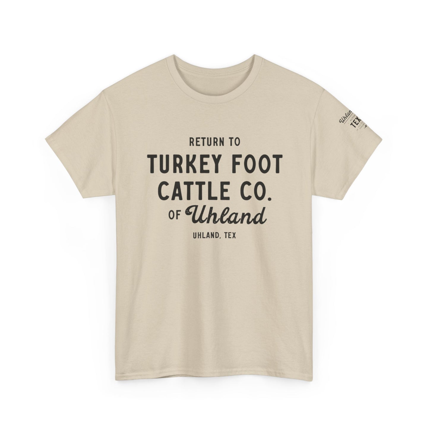 Turkey Foot Cattle Co - Unisex Heavy Cotton Tee - Casual Comfort for Everyday Adventures