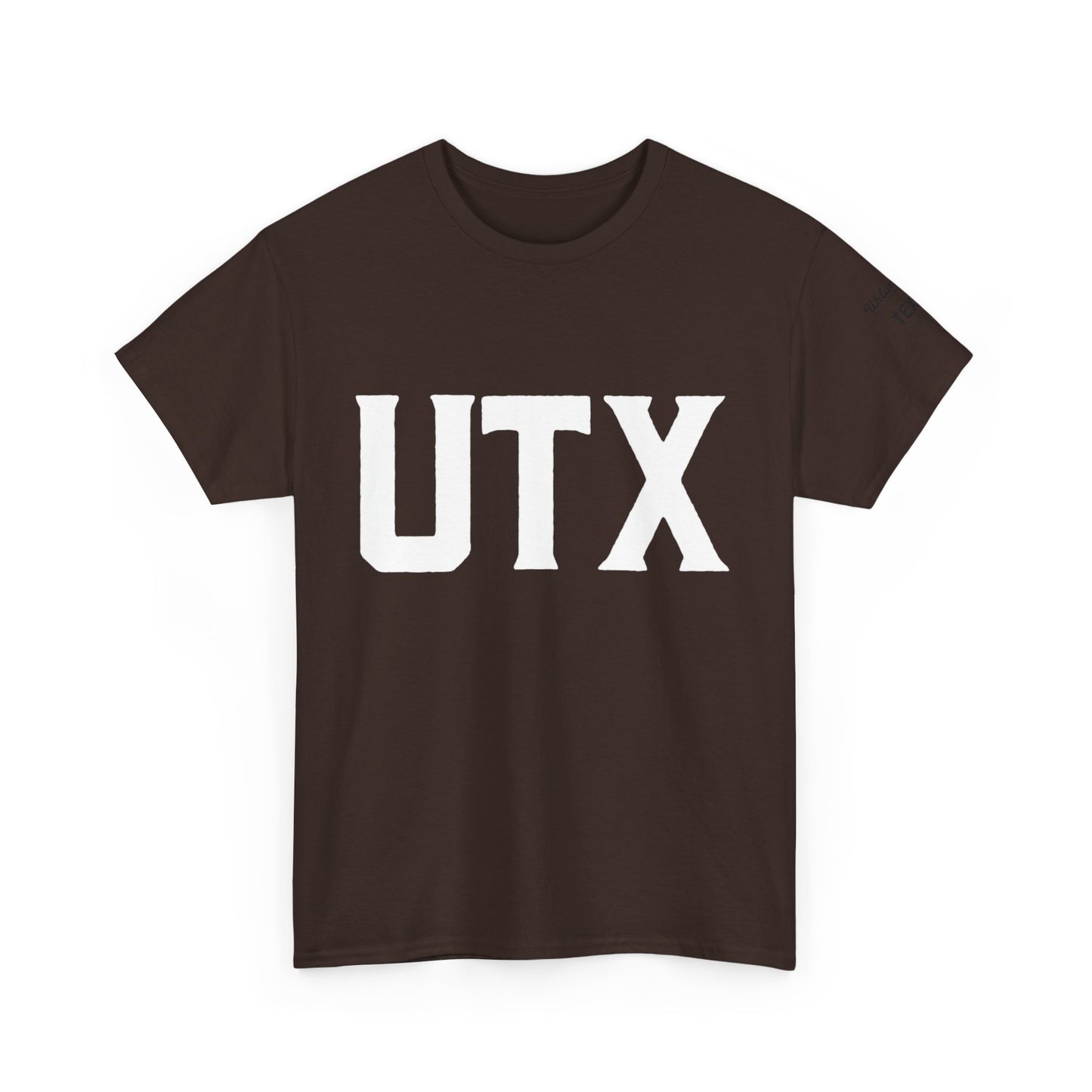 UTX White - Unisex Heavy Cotton Tee - Casual Comfort for Everyday Adventures