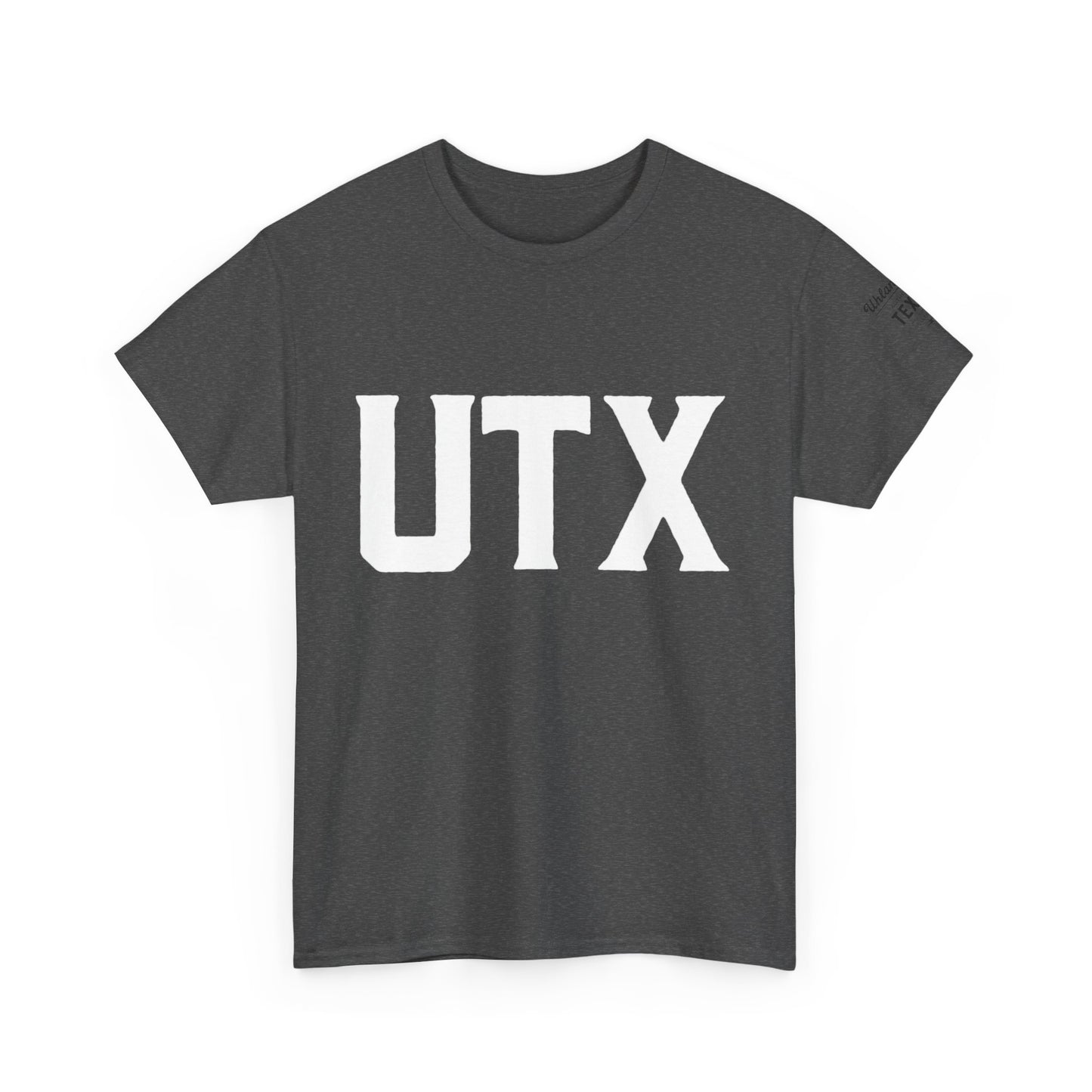 UTX White - Unisex Heavy Cotton Tee - Casual Comfort for Everyday Adventures
