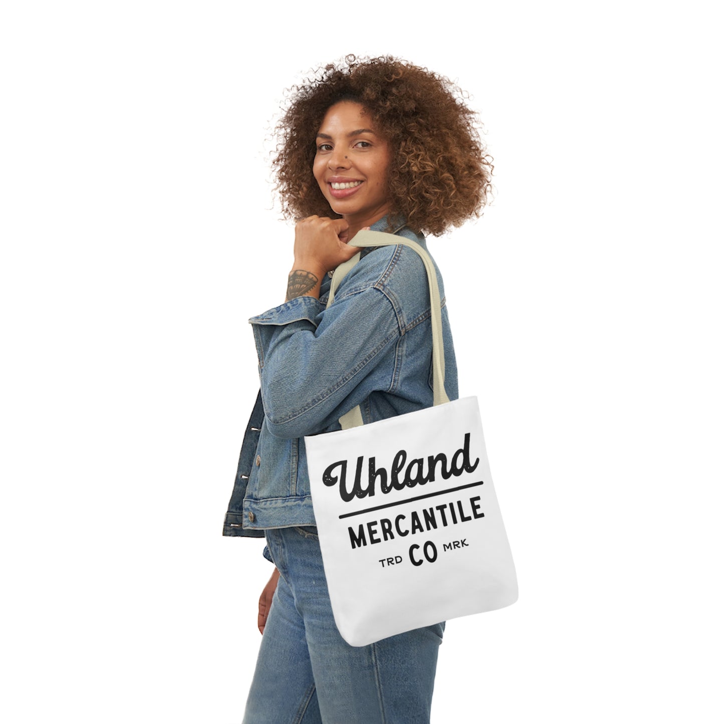 Vintage Style Canvas Tote Bag with 5-Color Straps - Perfect for Shopping or Travel