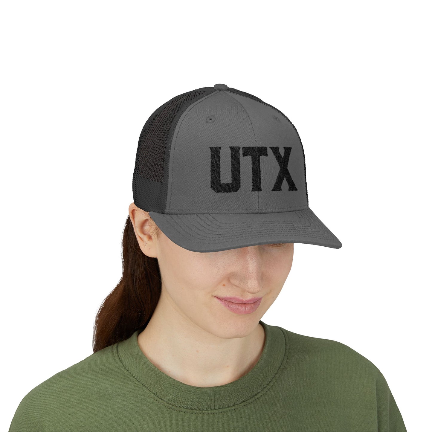 Stylish UTX Snapback Trucker Cap - Trendy Mesh Hat for Everyday Wear