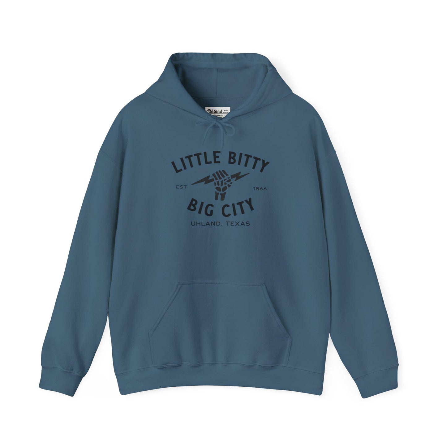 Little Bitty Big City Hoodie - Unisex Heavy Blend® Sweatshirt for Texas Lovers