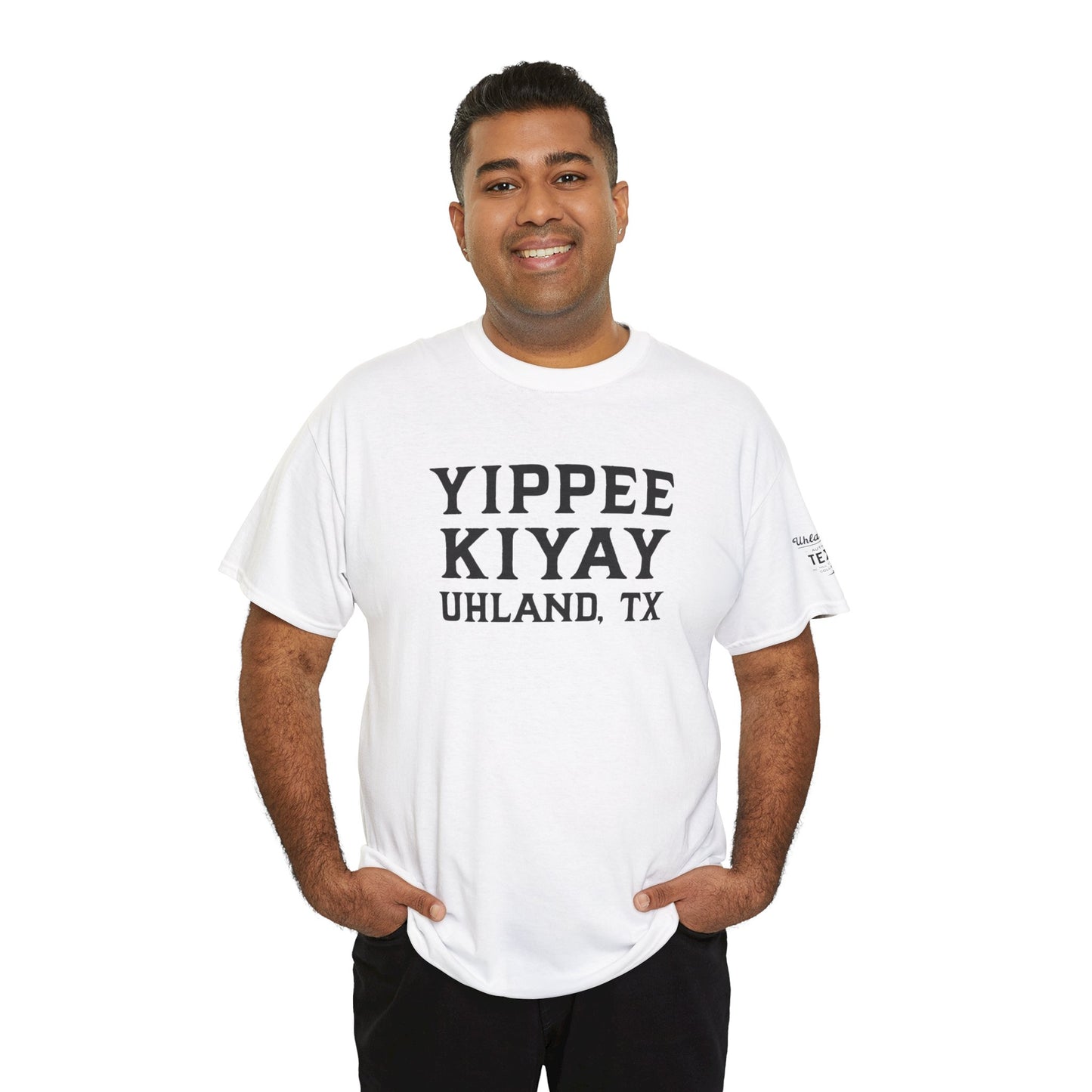 Yippee KiYay Uhland -  Unisex Heavy Cotton Tee - Casual Comfort for Everyday Adventures