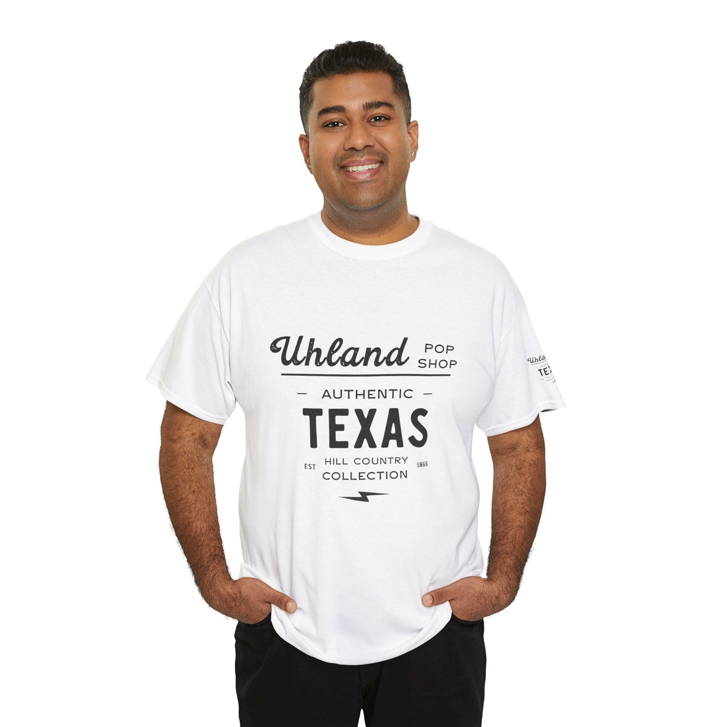 Uhland Pop Shop -  Unisex Heavy Cotton Tee - Casual Comfort for Everyday Adventures