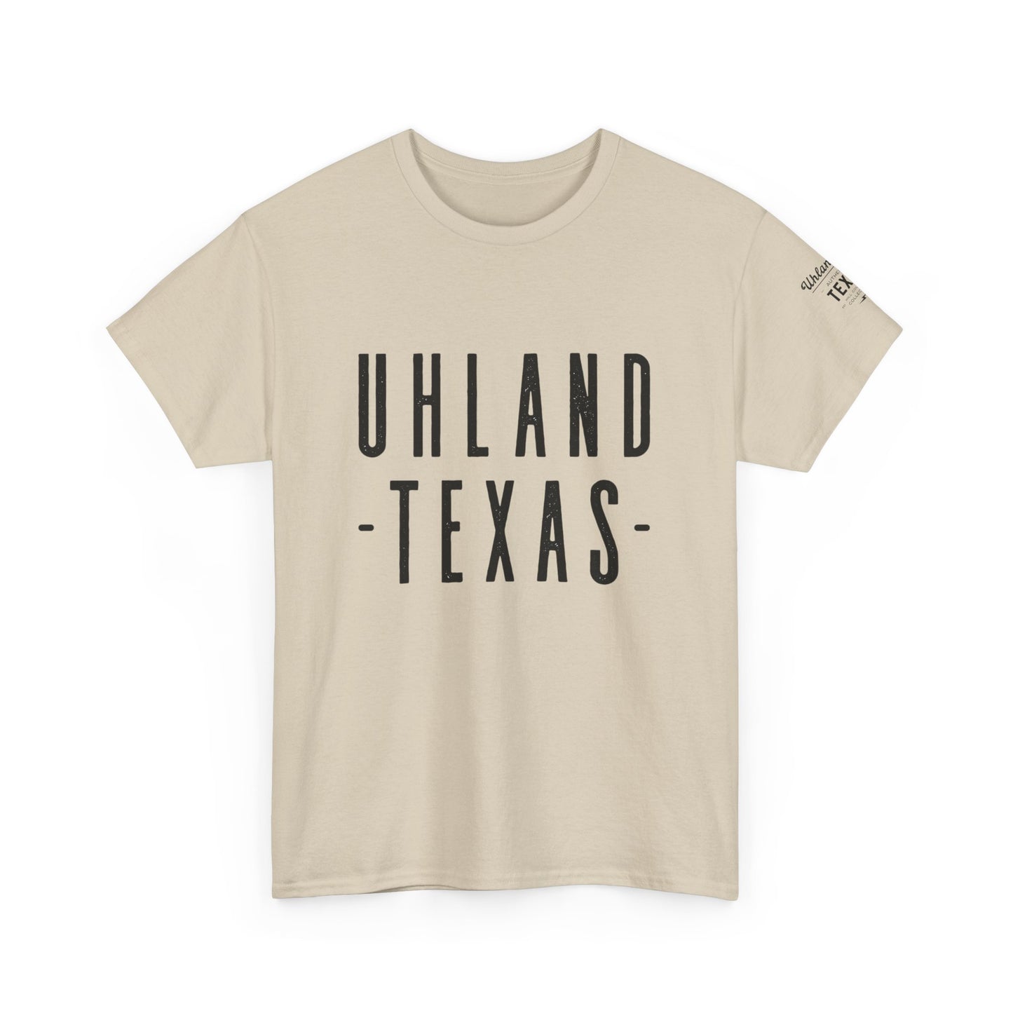 Uhland Texas Too -  Unisex Heavy Cotton Tee - Casual Comfort for Everyday Adventures