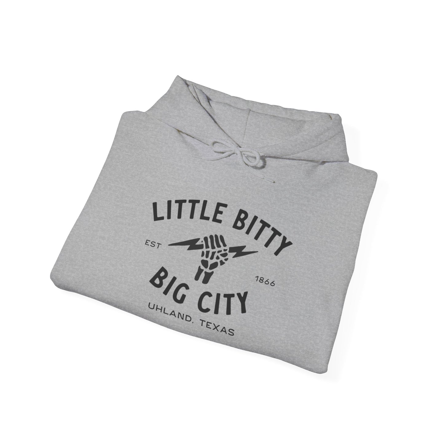 Little Bitty Big City Hoodie - Unisex Heavy Blend® Sweatshirt for Texas Lovers