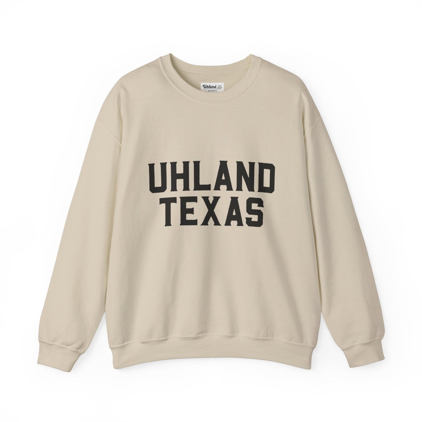 Uhland Texas Unisex Crewneck Sweatshirt - Cozy Cotton Blend