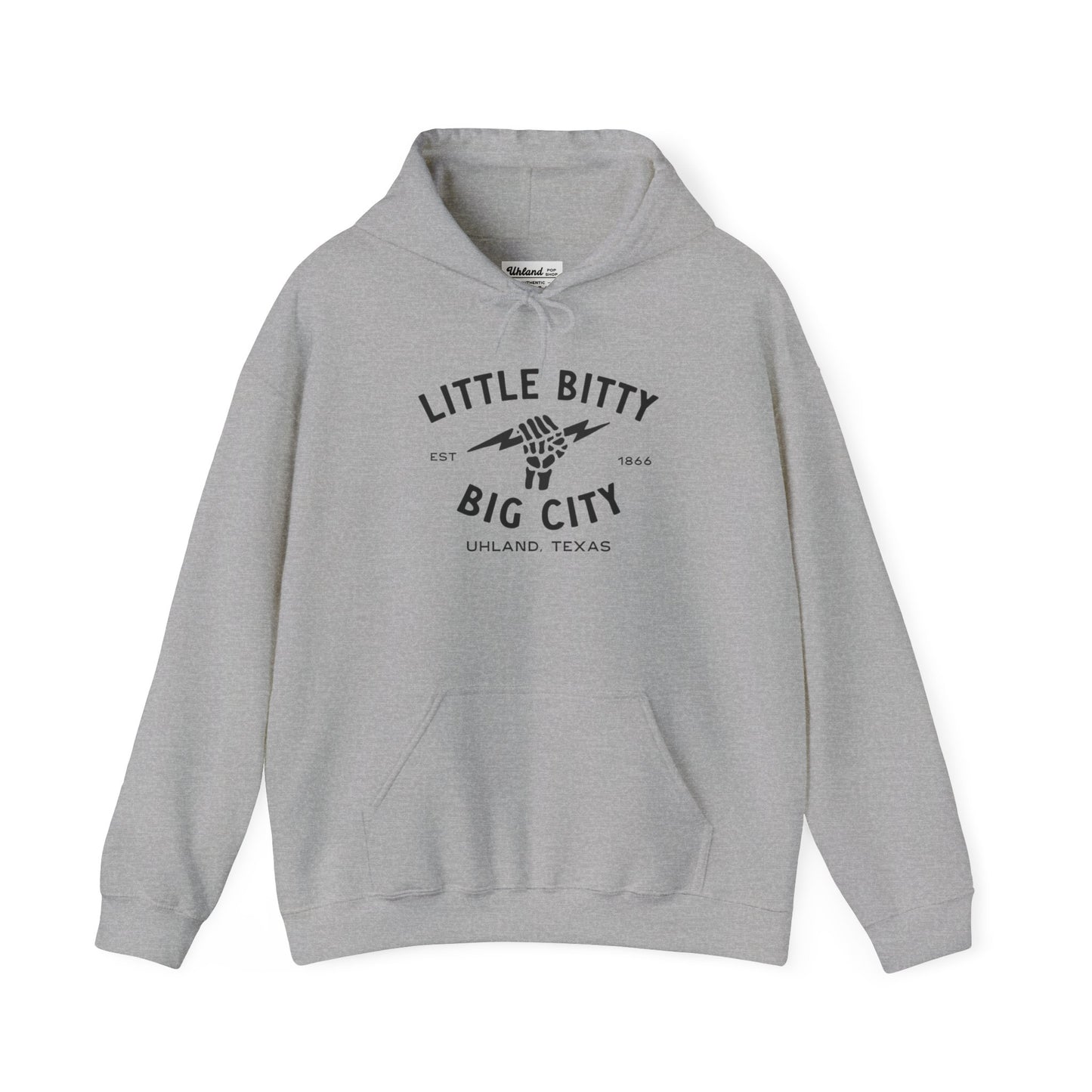 Little Bitty Big City Hoodie - Unisex Heavy Blend® Sweatshirt for Texas Lovers