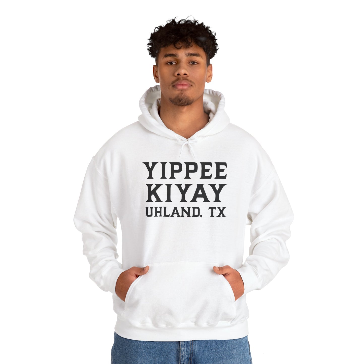 Yippee KiYay Uhland - Unisex Heavy Blend® Sweatshirt for Texas Lovers