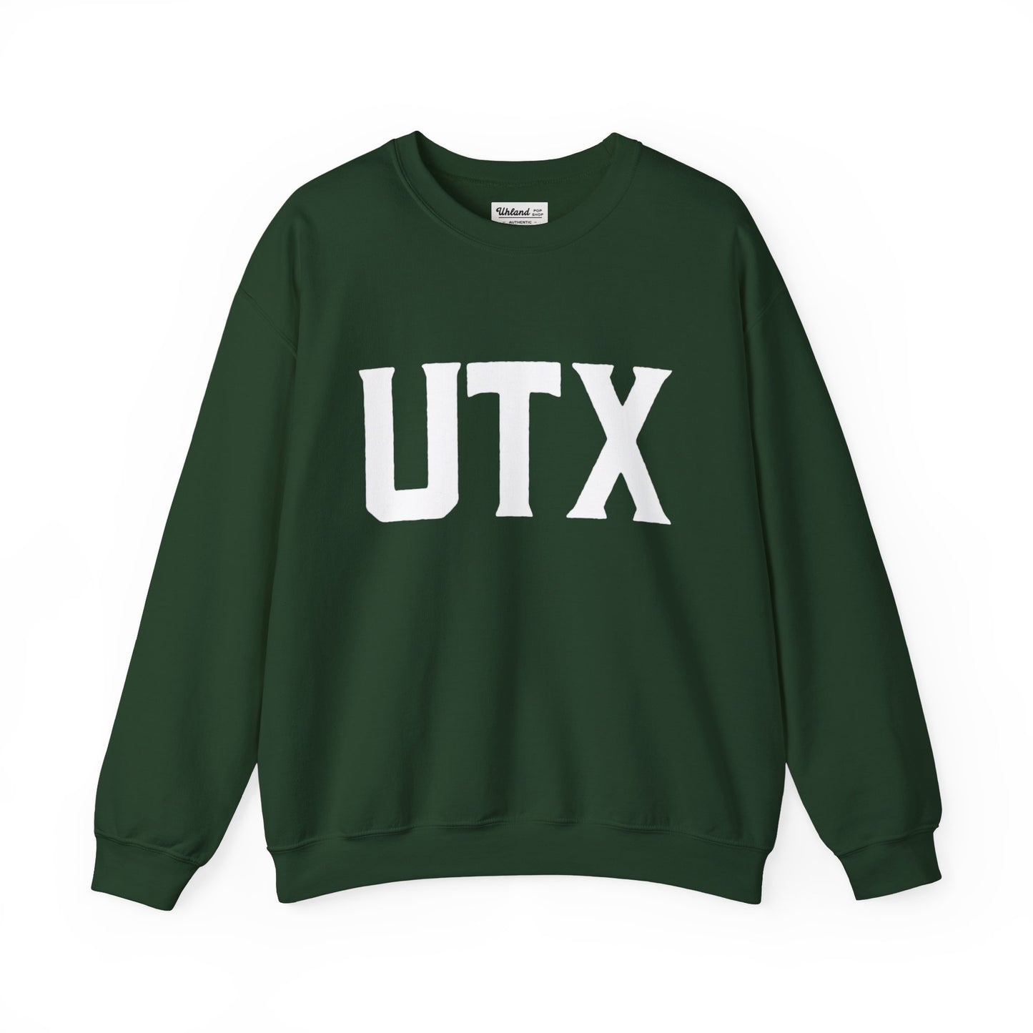 UTX White - Unisex Crewneck Sweatshirt - Cozy Cotton Blend