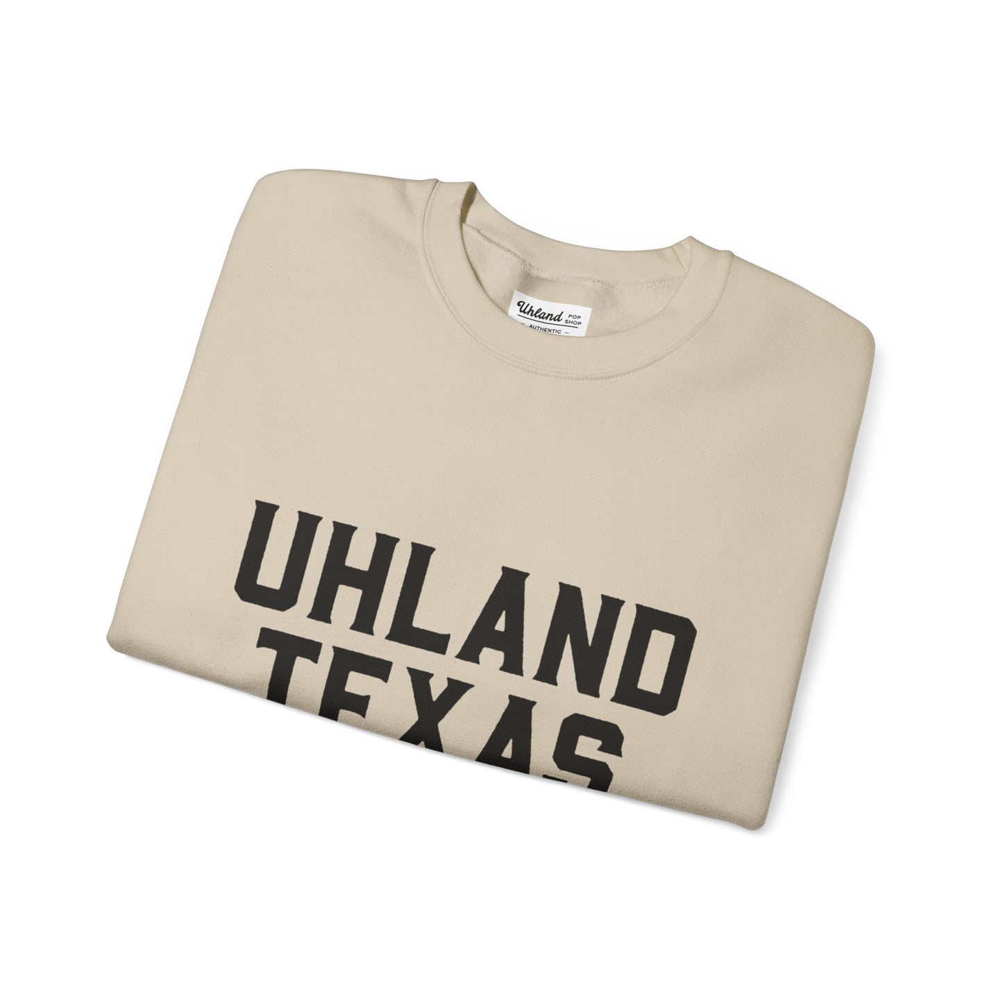 Uhland Texas Unisex Crewneck Sweatshirt - Cozy Cotton Blend