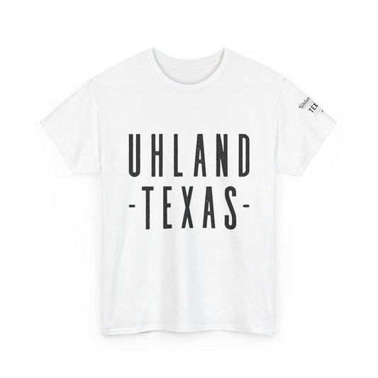 Uhland Texas Too -  Unisex Heavy Cotton Tee - Casual Comfort for Everyday Adventures