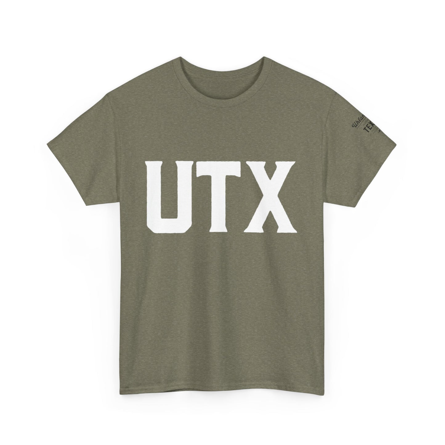 UTX White -  Unisex Heavy Cotton Tee - Casual Comfort for Everyday Adventures