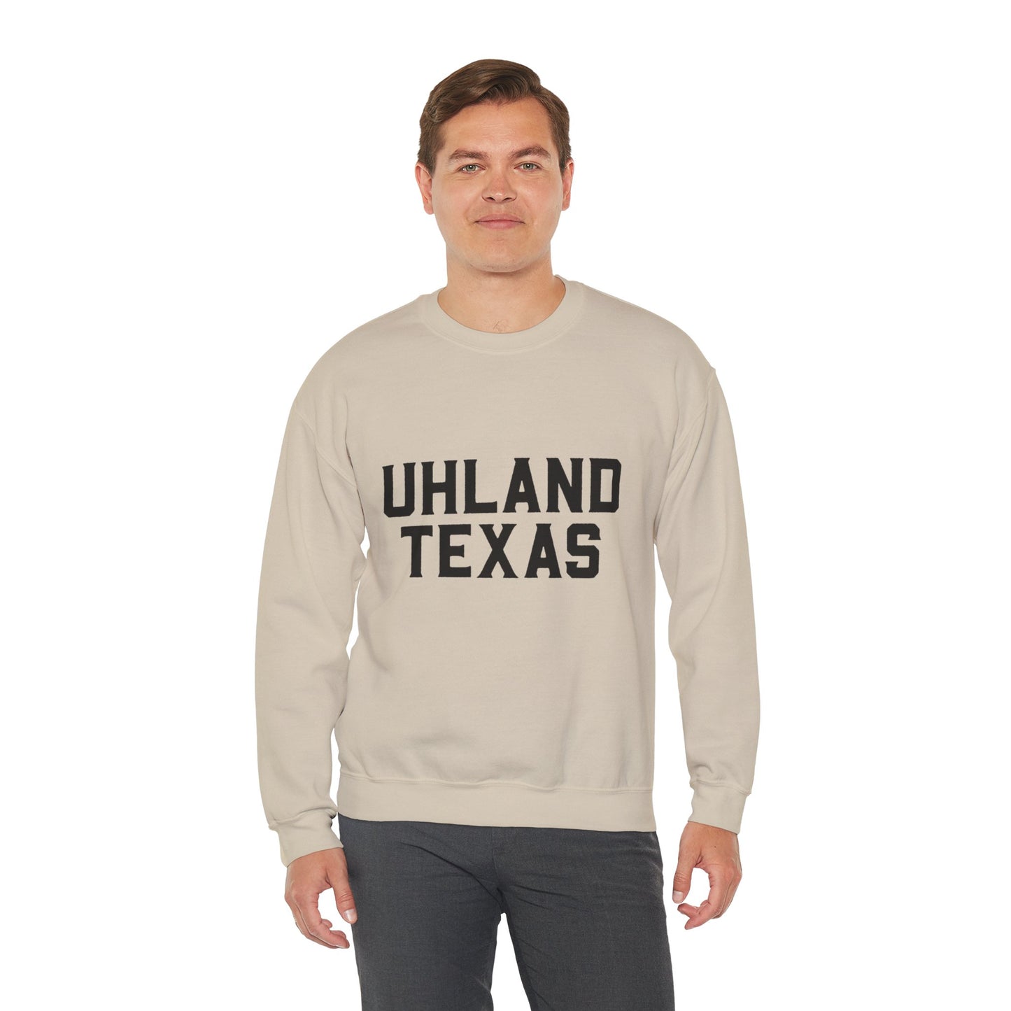 Uhland Texas Unisex Crewneck Sweatshirt - Cozy Cotton Blend