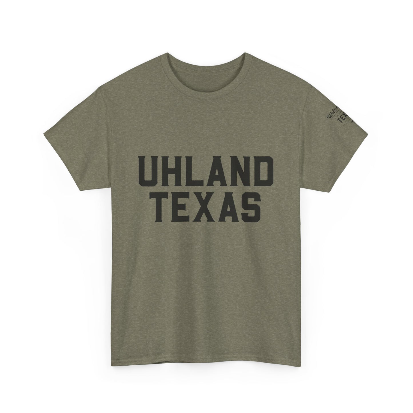 Uhland Texas -  Unisex Heavy Cotton Tee - Casual Comfort for Everyday Adventures