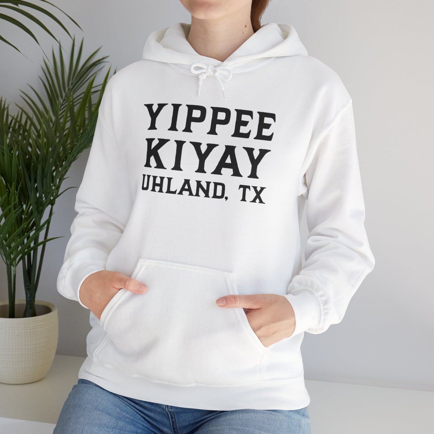 Yippee KiYay Uhland - Unisex Heavy Blend® Sweatshirt for Texas Lovers