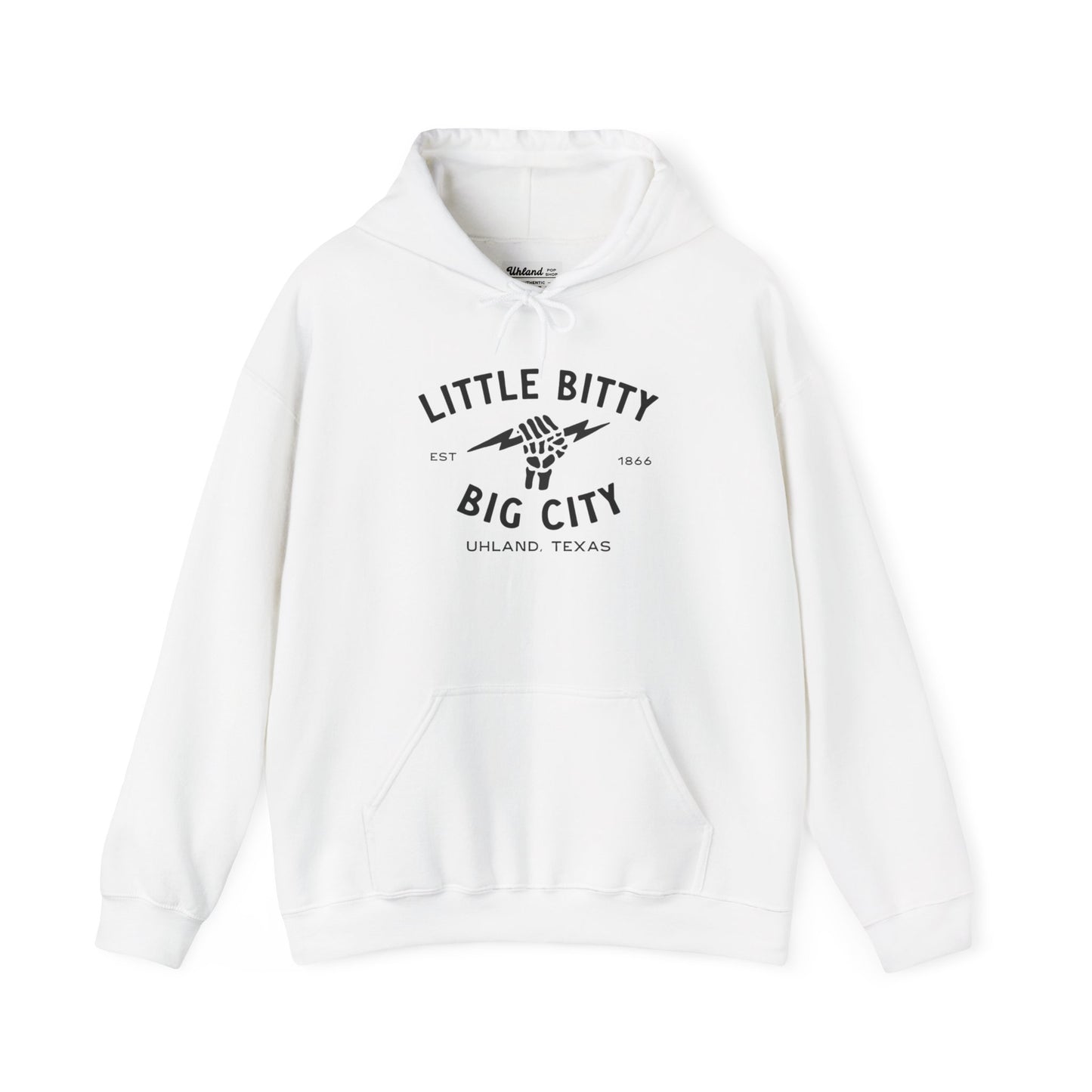 Little Bitty Big City Hoodie - Unisex Heavy Blend® Sweatshirt for Texas Lovers