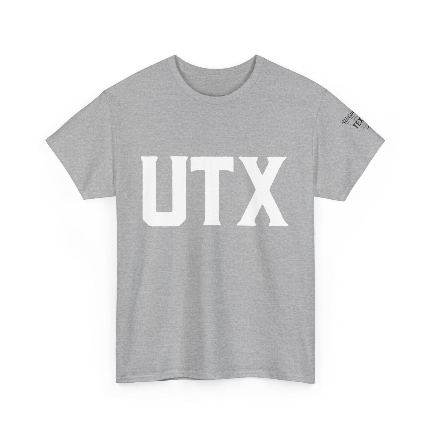 UTX White -  Unisex Heavy Cotton Tee - Casual Comfort for Everyday Adventures