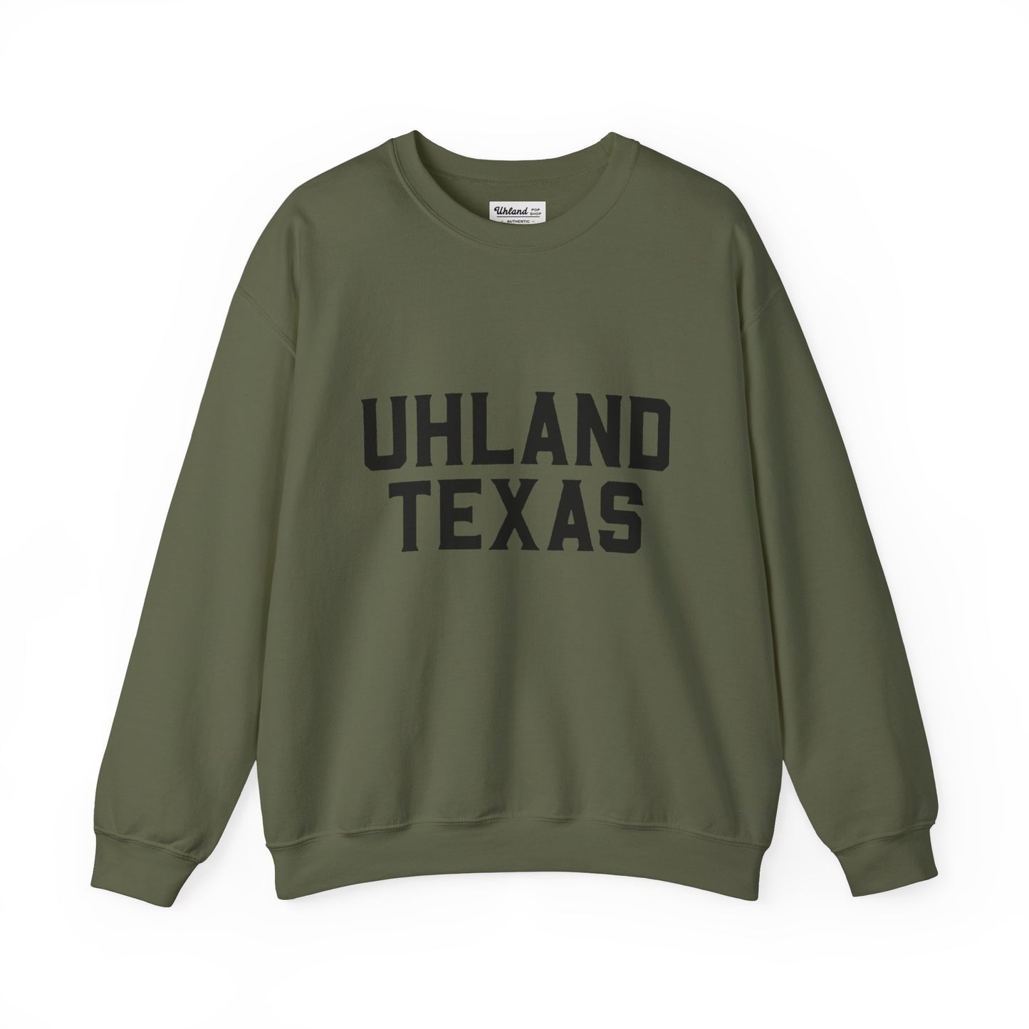 Uhland Texas Unisex Crewneck Sweatshirt - Cozy Cotton Blend