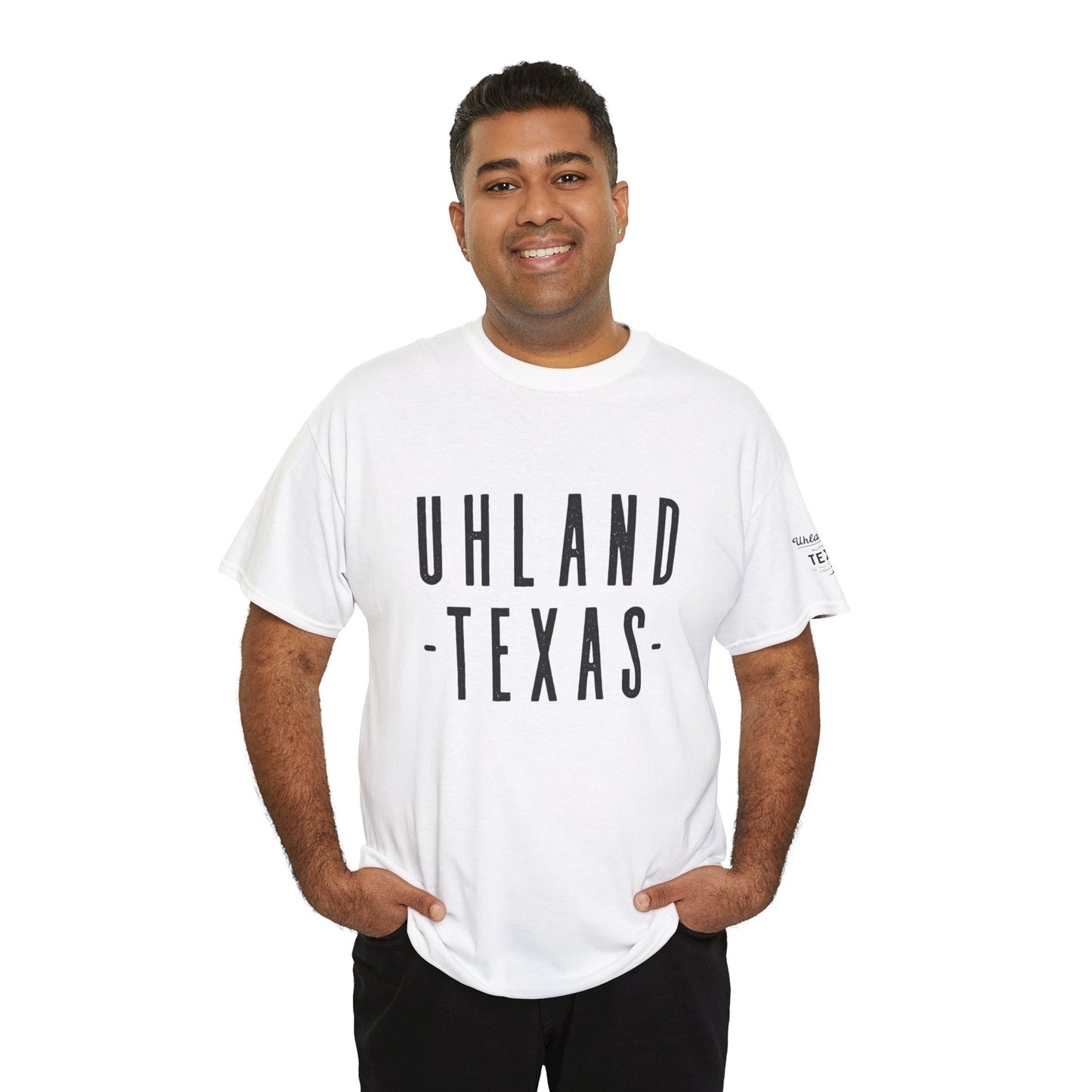 Uhland Texas Too -  Unisex Heavy Cotton Tee - Casual Comfort for Everyday Adventures