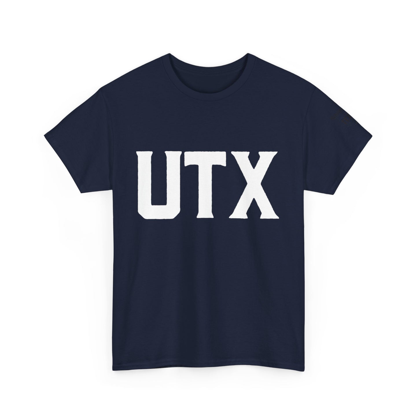 UTX White -  Unisex Heavy Cotton Tee - Casual Comfort for Everyday Adventures