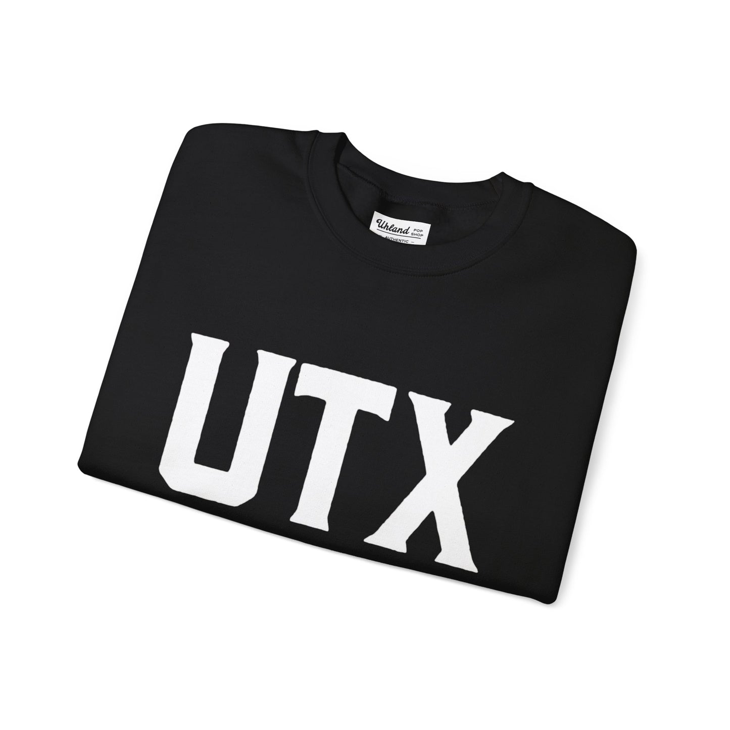 UTX White - Unisex Crewneck Sweatshirt - Cozy Cotton Blend